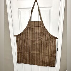 Brownstone Gallery Ltd Stripe Apron 100% Cotton. Good Quality Sturdy. Never worn